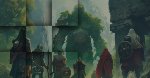 Traditional vs AI Enhanced Art Workflow banner
