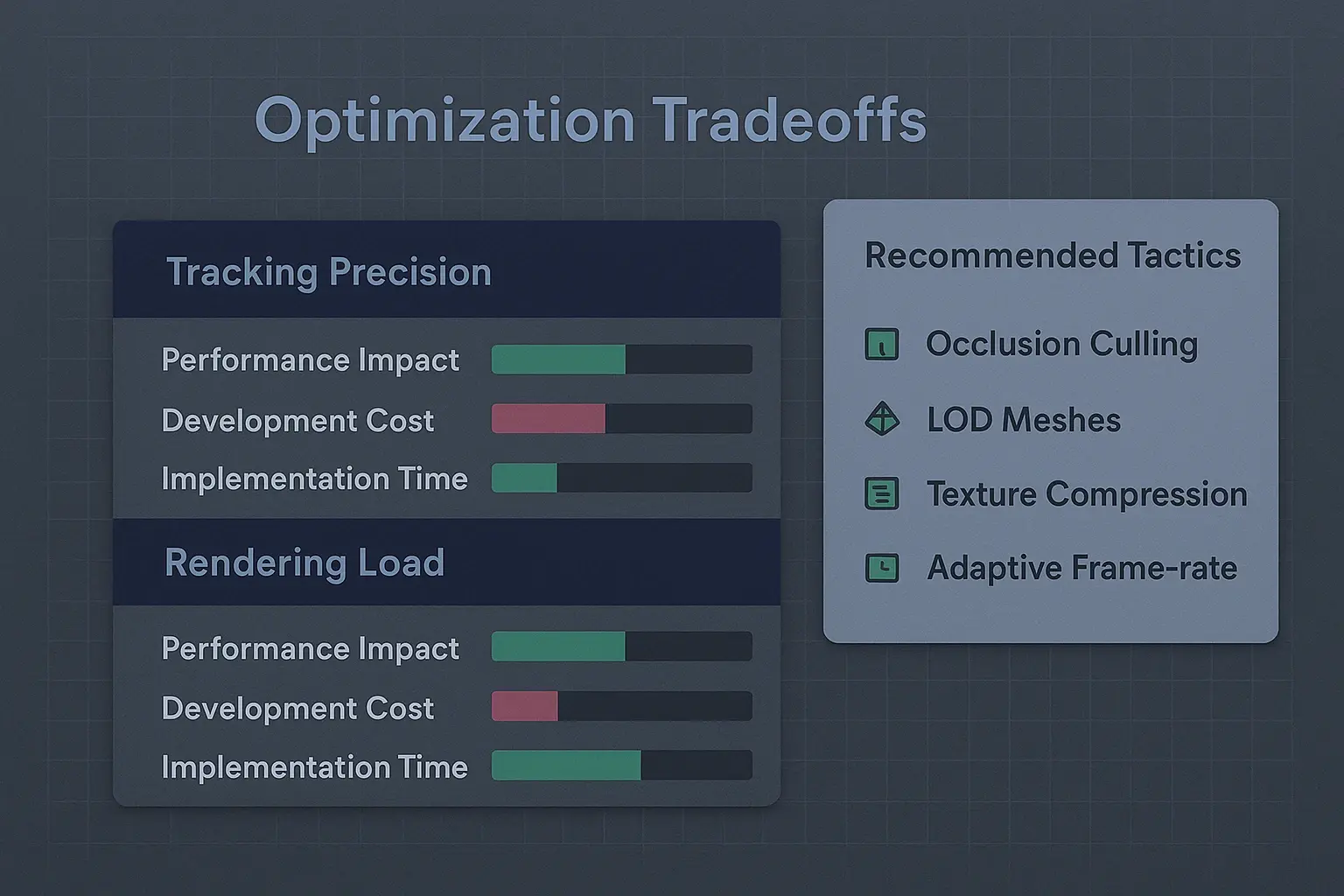 A focused decision aid that maps technical tradeoffs against cost and time, paired with prioritized tactics for implementation—ideal for engineering reviews.